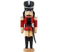 Casse-Noisettes Hussard Rouge Hxlxp = 28x10x8cm Neuf Noël Seiffen Nutcracker