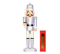 Casse-noisettes ornés de perles, décorations de noël, soldat, figurine en bois fabriquée à la main pour les vacances, présentoir sur étagère de table, casse-noisettes de vacances à collectionner