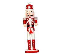 Casse-noisettes ornés de perles, décorations de noël, soldat, figurine en bois fabriquée à la main pour les vacances, présentoir sur étagère de table, casse-noisettes de vacances à collectionner