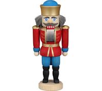Casse-Noisettes Roi Rouge Hxlxp = 12x5, 5x4cm Neuf Noël Seiffen Nutcracker Noix