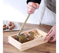 Casse-noix - Casse-noix haute performance - Casse-noix de pécan - Ouvre-noix avec éplucheur.