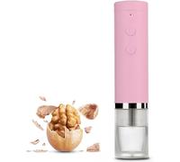 Casse-noix électrique portable pour noix de pécan, noix de pécan, outil d'ouverture pour noix, noix de pécan, noisettes, amandes, noix du Brésil, blanc