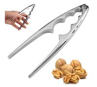 Casse Noix en Acier Inoxydable pour Noix de Grenoble, Amandes, Noisettes | Multifonctionnel Casse-Noix avec Poignée Ergonomique, Manuel Casse Noisette en Métal Haute Qualité