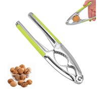 Casse Noix en Métal, Pince Casse Noix Manuel, Casse Noix Multifonction, Casse-Noisettes Pince, Casse Noix, pour Les Noix, Noisettes, amandes, Fruit de mer, ou Autres Noix avec Poignée Antidérapante