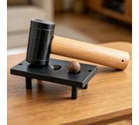 Casse-noix manuel pour noix de pécan, macadamia, noisettes, amandes, châtaignes, noix noires - Convient pour écrous de 12/16/19 mm de diamètre