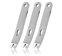 Casse-palette Lot de 6 mini-outils poche en acier inoxydable avec pied-de-biche et grattoir à manivelle