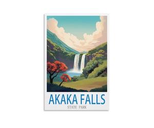 Casse-Puzzles pour Adultes 200 pièces Parc d’État d’Akaka Falls DIY Jeu éducatif Parent-Enfant Jouet Puzzle Coucher de Soleil Cadeau pour Maman, épouse, ami 35x25cm