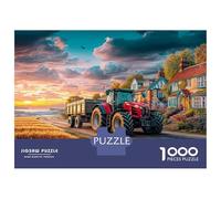 Casse-tête 1000 Pièces Adulte,Peinture de Campagne Ancienne Défi Intellectuel Stimulant,Pièces Robustes en Carton Qualité,sans Poussière 70x50cm/1000pcs