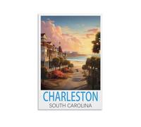Casse-tête 1000 pièces Charleston, South Carolina Puzzle 1000 pièces, Puzzle en Bois, Jouet éducatif pour Enfants Adultes Jeu de décompression familiale 50x70cm
