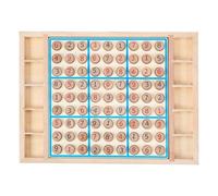 Casse-tête - 11,81 x 8,66 pouces - Jouet éducatif pour l' - Puzzles d'intelligence réglables - Jeu de casse-tête en bois avec chiffres | Jouet d'entraînement logique portable avec difficulté à p