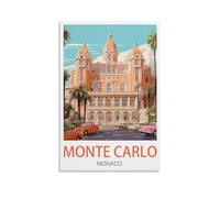 Casse-tête 2000 pièces Puzzles pour Adultes Monte-Carlo Monaco Puzzles Difficiles Puzzle Difficile pour décorations familiales 70x100cm
