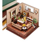 Casse-tête 3D en Bois à Construire,Jeu Relaxant Parent-Enfant Interactif,Puzzle d'Architecture de Maison Miniature - pour Garçons Filles Étudiants Ados Chambre Dormeur Bureau Salle Étude