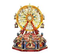 Casse-tête 3D en bois, grande roue rotative du siècle avec lumières, kit de modélisme à monter soi-même, décoration de bureau à collectionner et cadeau créatif pour les amateurs d'art (367 pièces)