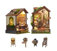 Casse-tête 3D en bois pour adultes, maison de poupée papillon d'Alice, 150 pièces, cadeau idéal pour adultes et adolescents (SQ-60)
