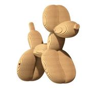 Casse-tête 3D en carton - Chien ballon
