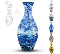 Casse-tête 3D en forme de vase pour adultes, 160 pièces, puzzle à assembler soi-même, puzzle 3D incurvé avec colonne d'eau, parfait pour exposer des fleurs réelles ou artificielles et des arrangements