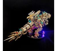 Casse-tête 3D en métal, assemblage de dinosaure mécanique 3D ultra large de 55 cm avec articulations mobiles (2500 pièces + )