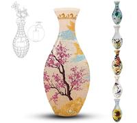 Casse-tête 3D pour adultes en forme de vase, 160 pièces, puzzle à assembler soi-même, puzzle 3D incurvé avec colonne d'eau, parfait pour exposer des fleurs réelles ou artificielles et des arrangements
