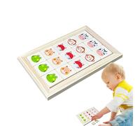 Casse-tête à Glissières,Jouet Éducatif en Bois sur Le Thème des Animaux | Jeu de Casse-tête et Puzzle Cérébral - pour Garçons Et Filles Intérieur Garnitures De Bas Cadeaux De Fête Voyage en Avion