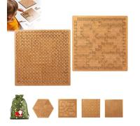 Casse-tête à plateau fractal, puzzle en bois dur et difficile pour adultes, puzzle en bois qui fait rebondir l'esprit, labyrinthe créatif irrégulier unique impossible difficile, puzzles portables avec