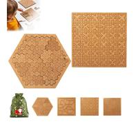 Casse-tête à plateau fractal, puzzle en bois dur et difficile pour adultes, puzzle en bois qui fait rebondir l'esprit, labyrinthe créatif irrégulier unique impossible difficile, puzzles portables avec