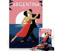 Casse-tête Adulte 1000 pièces Tango Argentin (50x75cm) - Développement cérébral - Plaisir ludique - Bords tranchants - Idée Cadeau de Noël