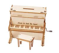 Casse-Tête Adultes 3D - Boîte à Musique Piano en Puzzle Bois 3D,Ensemble de Loisir Créatif pour Décoration de Chambre Bureau Salon Maison
