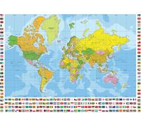 Casse-tête ANATOLIEN Carte du monde politique XL 700 pièces