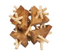 Casse-tête bambou bâtons et triangle