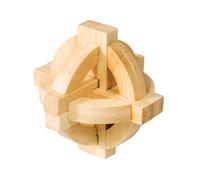 Casse-tête bambou double disque