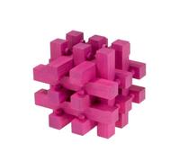 Casse-tête bambou immeuble magenta