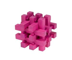 Casse-tête bambou immeuble magenta