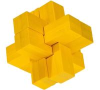 Casse-tête bambou La croix jaune