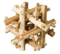 Fridolin - 17492 - Puzzle - Casse Tête Bambou - Bâton Magique - Niveau 2 Difficile