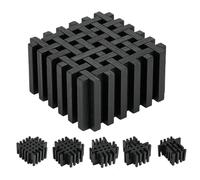 Casse-tête - Bloc Logique En Noyer, Cube Labyrinthe Spatial, Ensemble D'énigmes En Bois, Kit De Défi De Géométrie Interlock | Salon Table Séance D'étude Atelier Événement Voyage Rassemblement Récréati