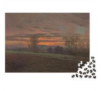 Casse-tête Caspar David Friedrich 1000 Pièces, Convient Aux Adolescents Et Aux Adultes, tableaux célèbres du monde Puzzle Impossible, Puzzles En Bois Peinture Décorations Et Cadeaux Uniques Pour La Ma