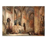 Casse-tête Cathédrale du soleil brûlant pour adultes - Mini casse-tête de 1000 pièces pour adultes - Puzzle stimulant de 1000 pièces pour adultes (38 x 26 cm)