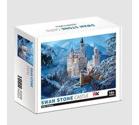 Casse-tête château en pierre de cygne 1000 pièces