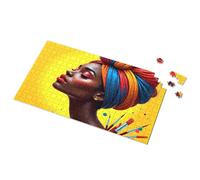 Casse-tête coloré de 100 pièces pour enfants : un portrait vibrant - Puzzle de 1000 pièces pour enfants (500 pièces)