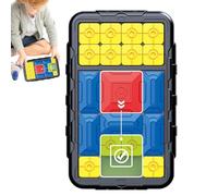 Casse-Tête Coulissant,Tableau Éducatif De Casse-Tête - Jeu De Blocs Glissants Multifonction avec Plus De 500 Défis Mentaux pour Activités Familiales De Voyage Et Fêtes