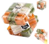 Casse-Tête Cube à Rouler avec Labyrinthe 3D Amusant,Large Labyrinth 3D Puzzles Maze Cube,Jouet de Labyrinthe de Cubes,Jeux de Boule à roulettes de Cubes de Labyrinth drôle pour Enfants et Adulte