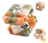 Casse-Tête Cube à Rouler avec Labyrinthe 3D Amusant,Large Labyrinth 3D Puzzles Maze Cube,Jouet de Labyrinthe de Cubes,Jeux de Boule à roulettes de Cubes de Labyrinth drôle pour Enfants et Adulte