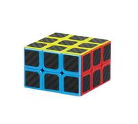 Casse-tête cuboïde avec autocollants en fibre de carbone noir - 2 x 3 x 3