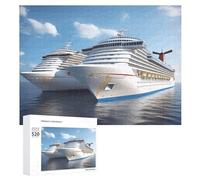 Casse-tête de 520 pièces pour adultes - Bateau de croisière cool - Jeu de décompression - Loisirs - Divertissement - Puzzle en bois - Relaxation - Jouets sensoriels - Décoration de chambre pour homme