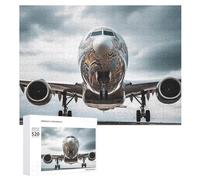 Casse-tête de 520 pièces pour adultes - Puzzles d'art d'avion cool - Grand puzzle de décompression - Loisirs - Puzzle en bois de relaxation - Jouets sensoriels - Décoration de chambre pour homme et