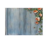 Casse-tête de fleur de capucine printanière pour adultes, 500 pièces, puzzles en bois à motif floral rustique, décoration de campagne pour la maison