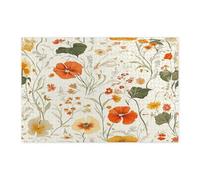 Casse-tête de fleur de capucine printanière pour adultes de 1 000 pièces, puzzle vintage en bois imprimé de fleurs sauvages, décorations esthétiques pour fête