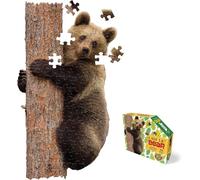 Madd Capp-884003 Bear Shape Puzzle en Forme d'ours Junior 100 pièces pour Enfants et Adultes, 884003, Multicolore