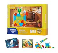 Casse-tête De Géométrie pour - Kit Social Académique, Cubes D'énigmes De Dissection, Pièces De Motifs Magnétiques, Jeu D'événements, École du Soir, Crèche, Hommes, Femmes, Tout-Petits, Jeunes