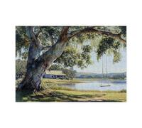 Casse-tête de printemps aquarelle eucalyptus pour adultes, 300 pièces, puzzles imprimés en bois paysages de ferme, décorations de paysage naturel pour fête de divertissement